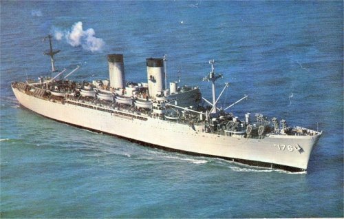 USNS Breckinridge - one to be avoided.  Take an extension if you have to so's to get a different troopship.  No shuttleboard on this one.
